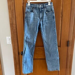 Aeropostale Light Wash Blue 90s Baggy Jeans Size 4 Reg